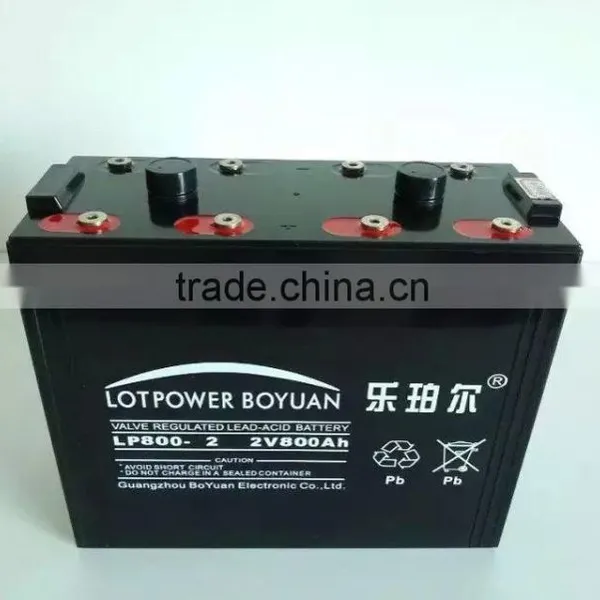 Guangzhou Best Selling 2 Volt 800ah Deep Cycle Vrla Battery