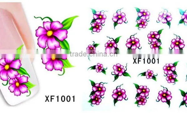 2016 Newest XF Series Water Nail Art Sticker Transfer Printing Water Decals Nail Art Decoration Quality Choice photo-2
