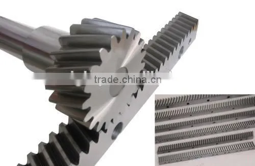 High Precision C45 Steel CNC Gear Rack and Pinion photo-6