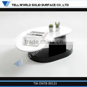 Glossy Glass Triangle Coffee Table(TW-MATB-137) photo-2