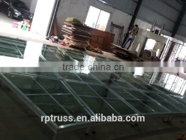 2015 RP New Design Adjustable Toughened Glass Wedding Stage photo-3