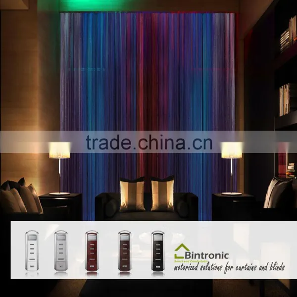 Bintronic Taiwan Made Motorized LED String Curtain With Whole Automatic System photo-2