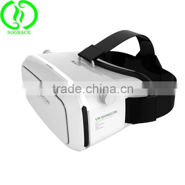 Newest Vr Box 3D Glasses Virtual Reality Vr Box 2.0 With Bluetooth Remote Key