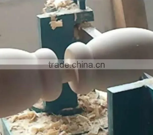 Business Industrial High Quality HG-1516 One Axis Double Blades Wood Cnc Lathe Machine photo-5