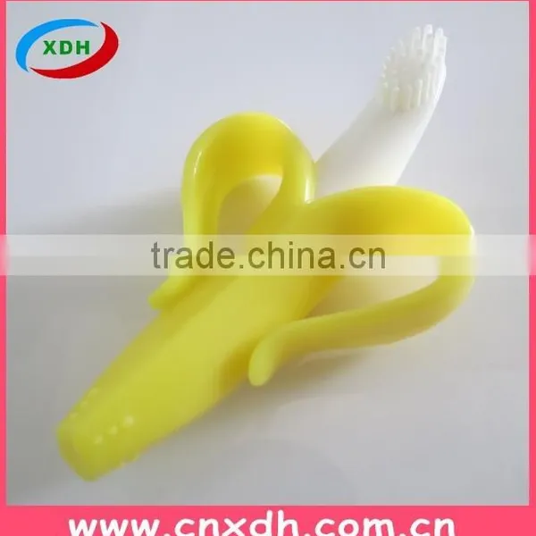  express silicone rubber baby toothbrush