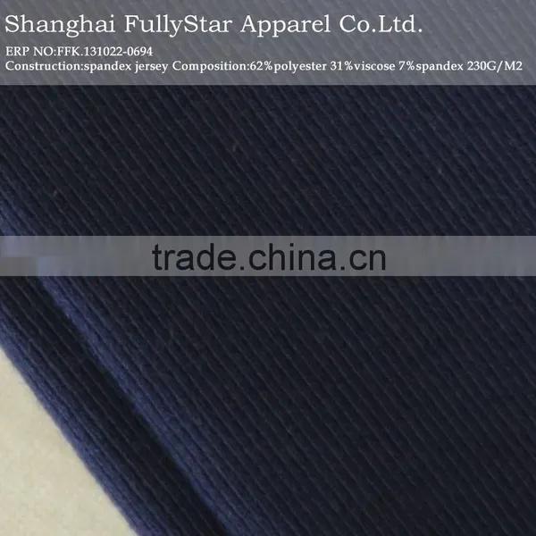 polyester viscose spandex fabric jersey fabric