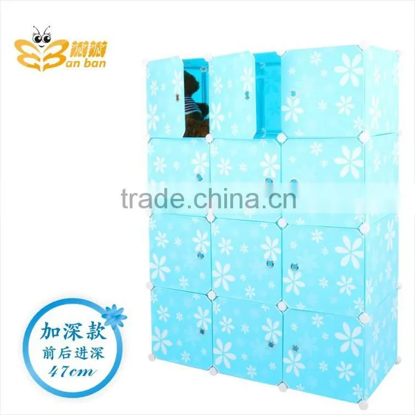 Plastic Magic Wardrobe Living Room Cabinet Clothing Storage photo-4