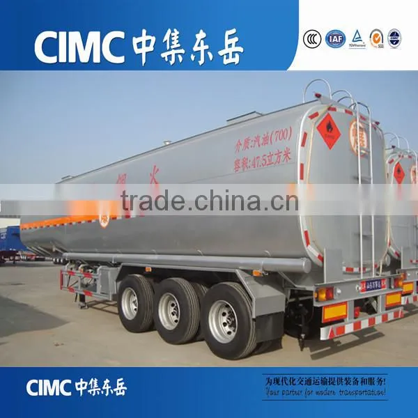 CIMC Brand Goose Neck Oil Tank Trailer 13 Ton Fuwa Axle 42000L For Petroleum and Fuel photo-2