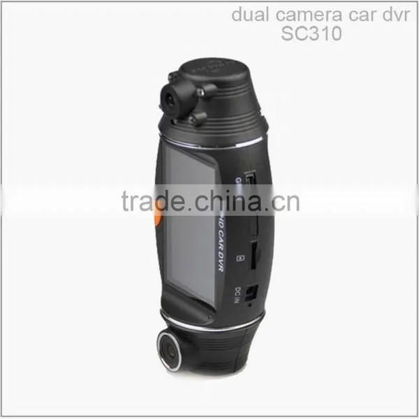 4 Infrared LEDs 2.7 Inch LCD Display 120/140 Degree Wide Angle High Resolution Car Dvr Gps Dual Camera photo-5