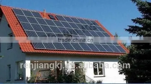 Renjiang Solar Energy System for Home Grid Tied 6000w Solar Power System photo-2
