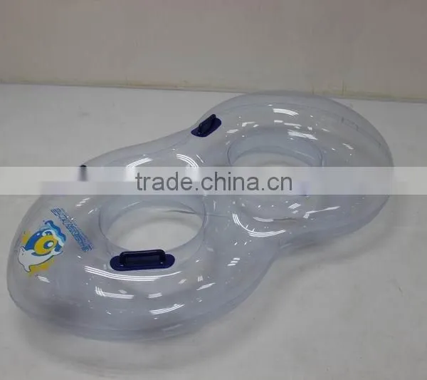 PVC Twin Holes Swim Ring With Hander photo-3