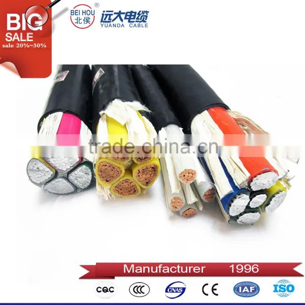 Copper Conductor XLPE Insulated PVC Insulation 3x10mm2 Electric Cable photo-3