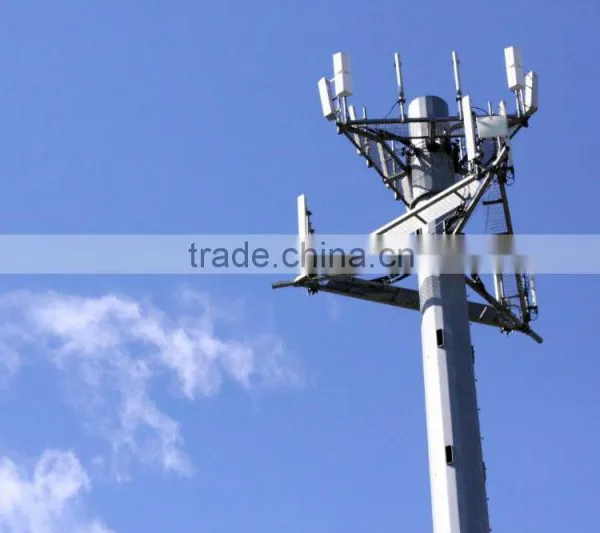 138kv9kv Communication Wireless Antenna Steel Polygonal Galvanized Tower photo-2