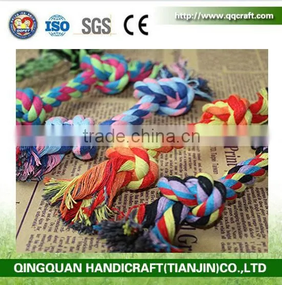 QingQ Factory Pet Puppy Dog Cotton Rope Chew Teeth Cleanning Toys photo-6