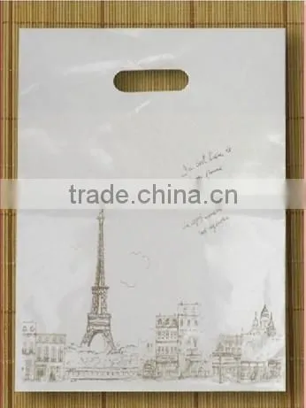 Customized Logo Plastic Clothes Bags With Handle photo-4