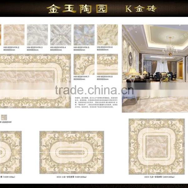 60x60 Discontinued Gilding Ceramic Carpet Floor Tiles photo-5