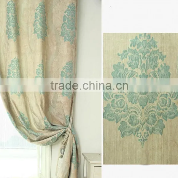Wholesale Price Home Taxtile Factory Supply Elegant Design Jacquard Curtain Fabric photo-2