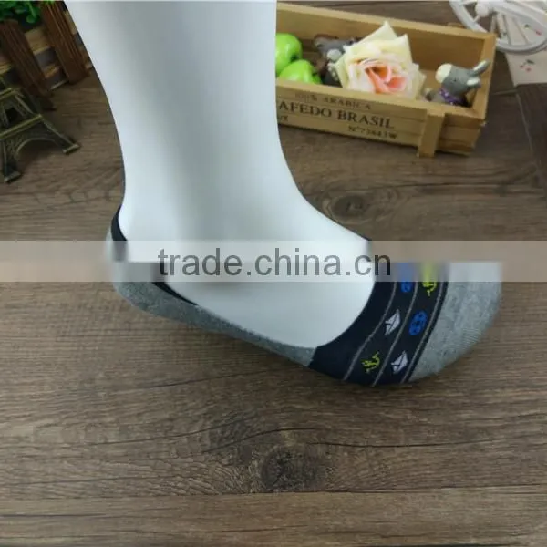 Factory Custom High Quality Boat New Product Socks, Grey Color China Classial Style photo-2