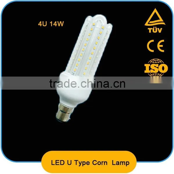 4u 14w ,85-265v 50/60hz,led Lamp 360 Degree Led Corn Light,led Lamp,>90lm/w,CRI>80,CE ,ROHS,LVD