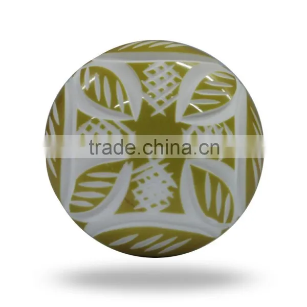 Resin Blue Carving Knob photo-6