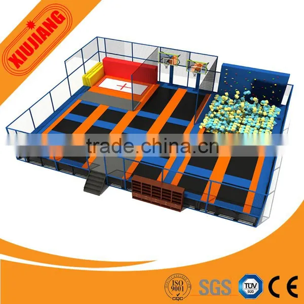 Steel and Fabric Soft Play Station Indoor Trampoline Park for Children Jumping Fitness photo-5