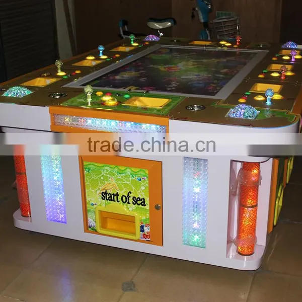 Funshare 2015 Hot Sale Coin Operated Arcade Fishing Game Machine Video Game Machin for 8 Player photo-3