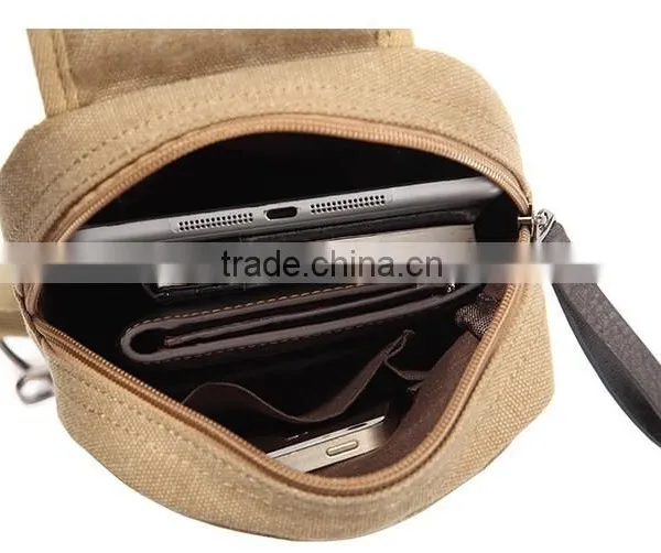 Men Travel Canvas Shoulder Bag for Ipad photo-6