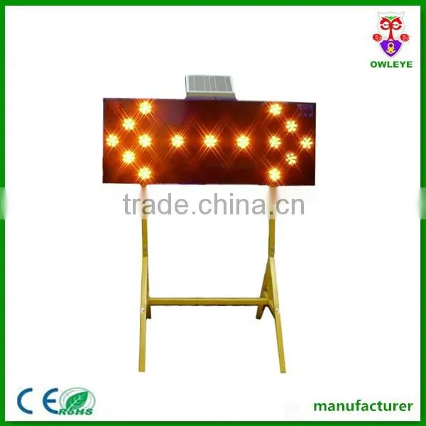 LED Flashing Solar Traffic Arrow Board for Road Work photo-6