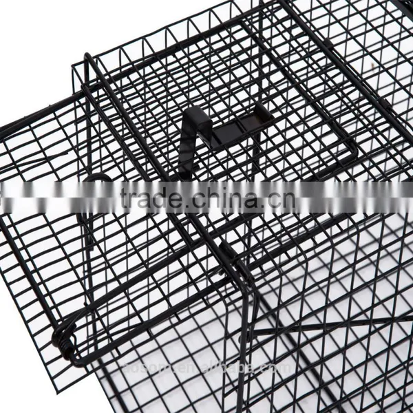 PawHut Black Pet Small Metal Animal Trap photo-6