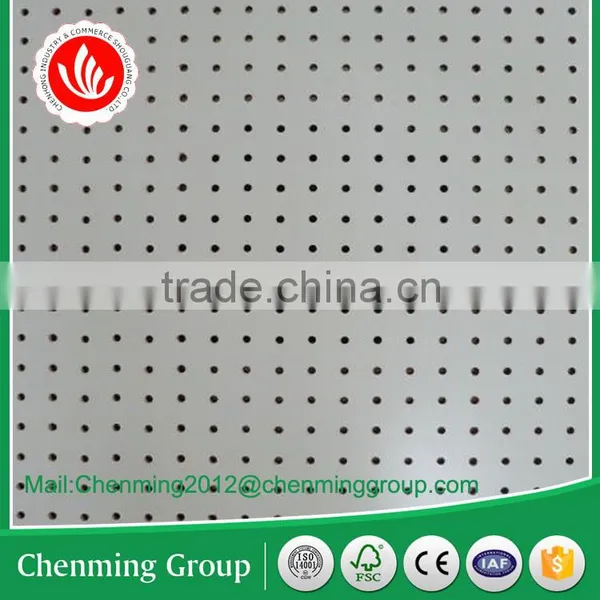 6mm High Density Melamine Mdf Pegboard for Display photo-4