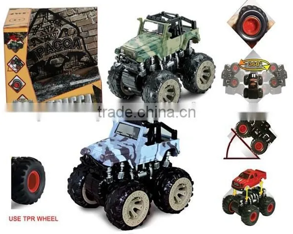 Novely 4 WD Friction Car With TPR Soft Wheels photo-2