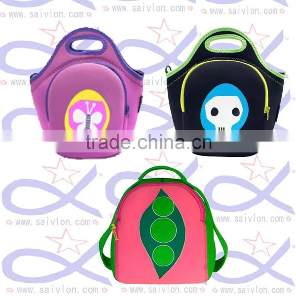 Cartoon Design Kids Neoprene Lunch Cooler Bag photo-6