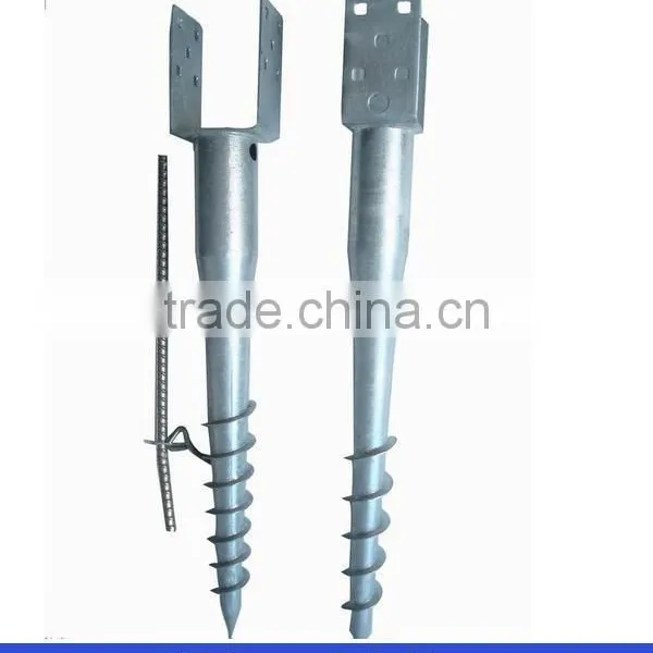 Hot Dipped Galvanized Ground Screw Anchor for Fence photo-4