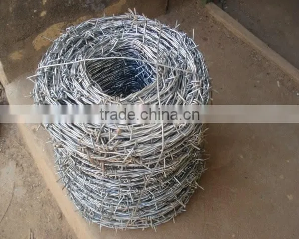 Top Quality Hot Galvanzied PVC 12 Gaugex14gauge14#x16# Barbed Wire Military Weapon photo-6