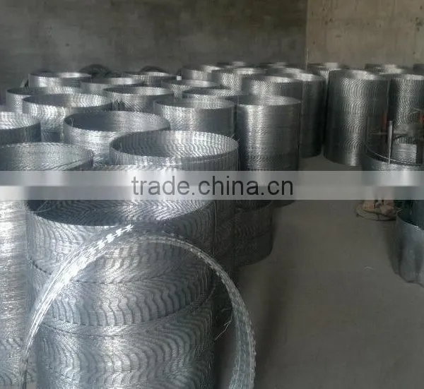 Hot Dipped Galvanized Concertina Razorbarbed Wire photo-5