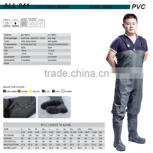 PVC Kintted Fishing Waders