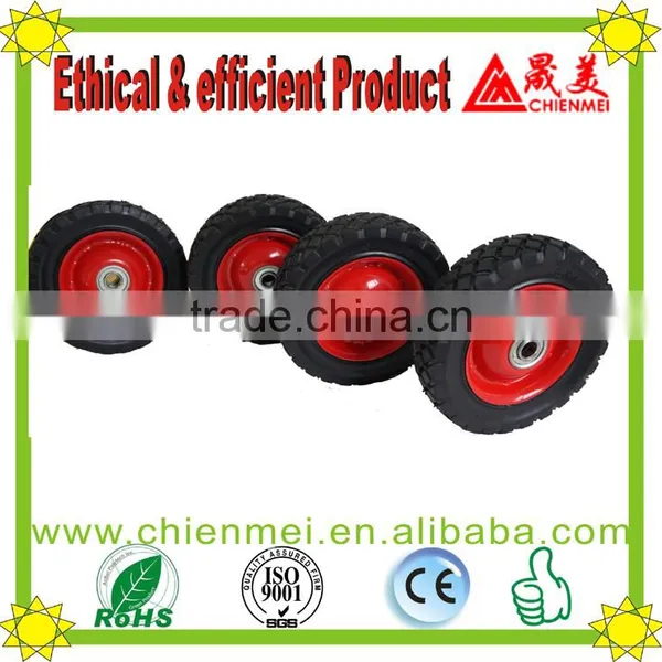 The Most Popular 7"X1.5 Rubber Wheel/Metal Rim Wheel/Pneumatic Wheels/Ruled Wheel photo-6