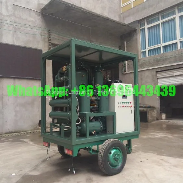 Mobile Trailer Weather/dust proof Transformer Oil Filtration & Regeneration System