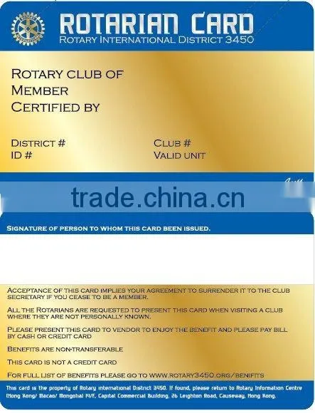 CR80 Golden Hot Stamping Plastic PVC Card photo-4