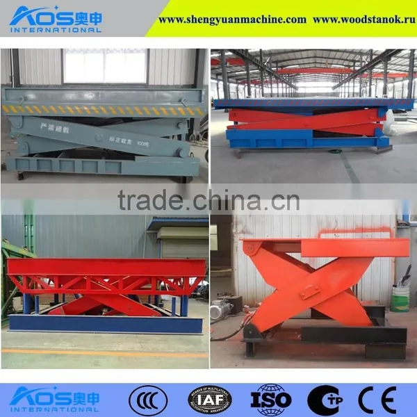 Static Hydraulic Scissor Lift Platform Used In Warehouse For Goods Lifting photo-5