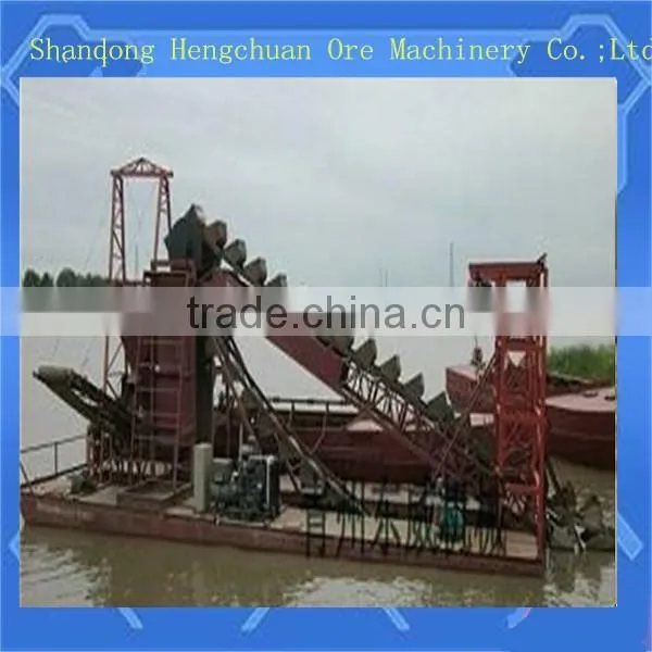Sand Gold Excavating Bucket Dredger Ship