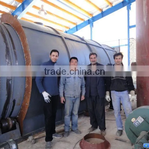 DAYI New Design Waste Tire, Rubber, Plastic Old Waste Tire Pyrolysis Equipment With CE,ISO,BV,TUV Low Invest High Profitable photo-3