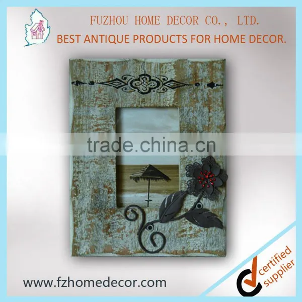 Wooden Photo Frame With Love Letter and Metal Butterfly Decor photo-6