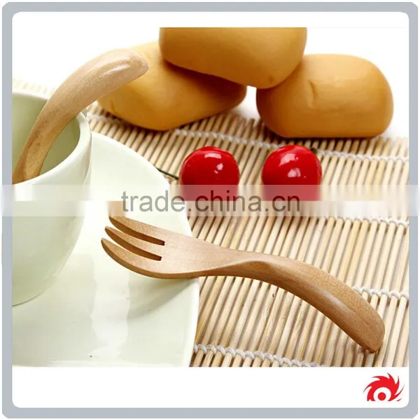 New Design Baby Wooden Dinnerware Forks Knives Children Tableware
