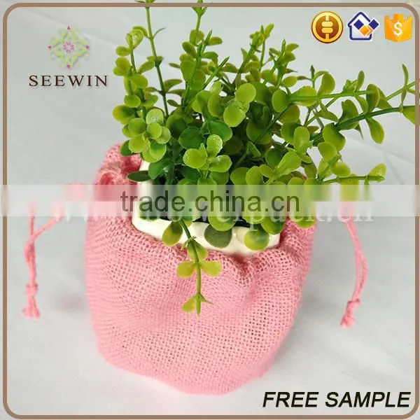 Bright Colored Natural Jute Wholesale Flower Pots photo-3