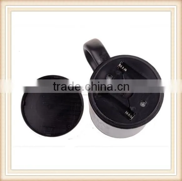 Automatic Plain Mixing Coffee Tea Cup Lazy Self Stirring Mug Button Pressing BLK photo-4