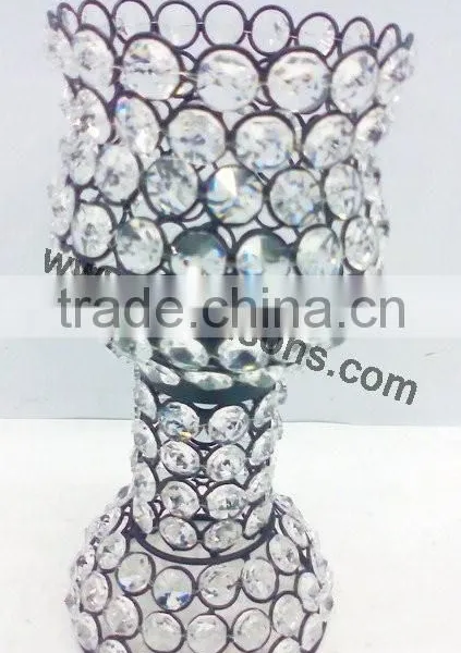 Votive Crystal Diamond Candle Stand for Decoration photo-5