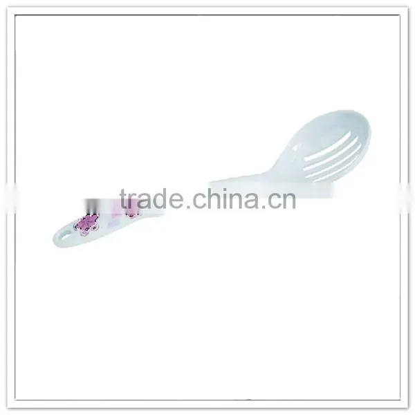 16.3cm Restaurant Black and Red Soup Spoon, Two Tone Melamine Spoon Kitchenware photo-2