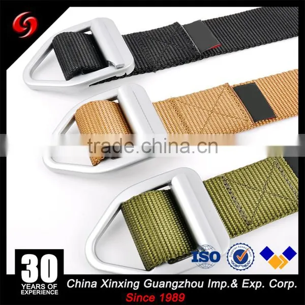 Military Belt Zinc Alloy Buckle Soft Polyester Ribbon or Nylon pp for High Strength Usage Army Mountaineering Outdoor Climbing photo-4