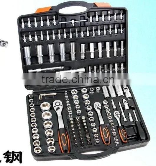 Socket Wrench Tool Set 1/2", 3/8", 1/4" 171pcs Socket Wrench Ratchet Hand Tool Tire Tool Set